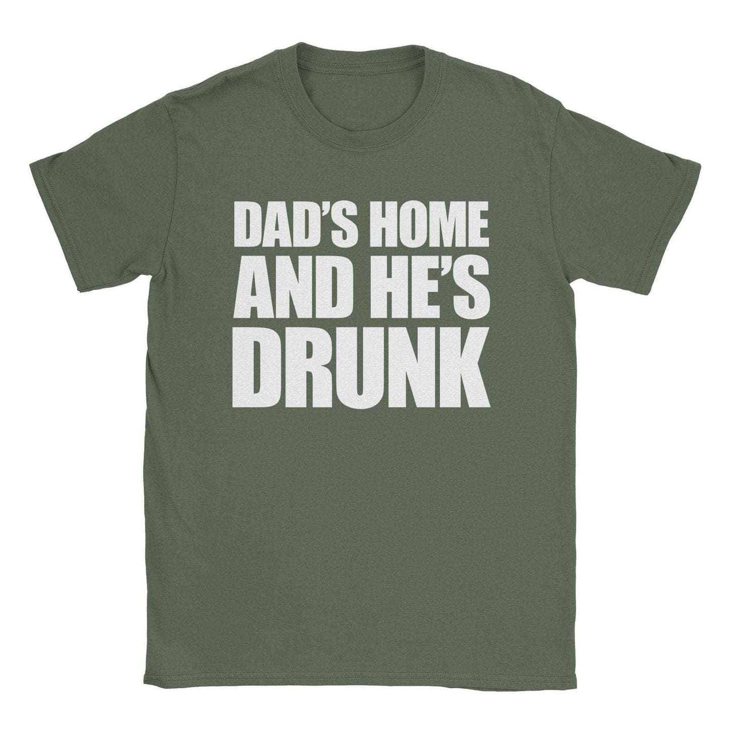 A-or-B-Tees T-Shirt Military Green / S Drunk Dad T-Shirt