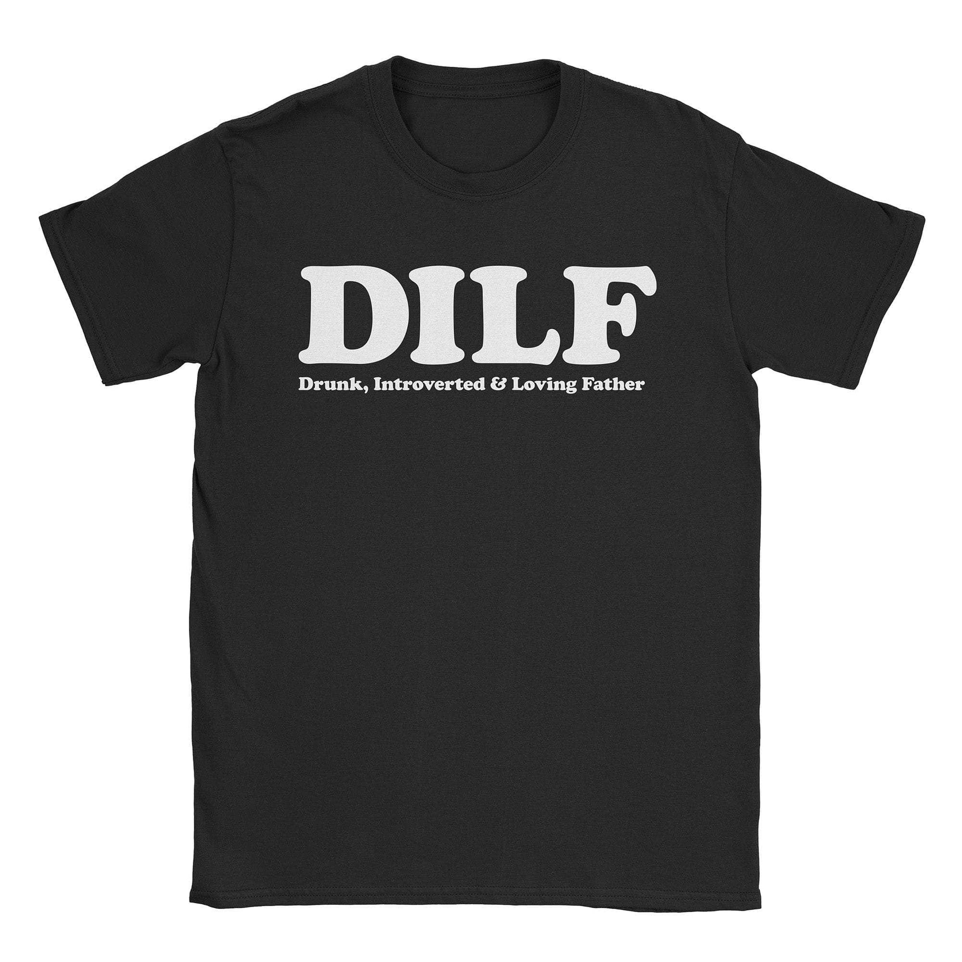 A-or-B-Tees T-Shirt Black / S Drunk Introverted Father T-Shirt