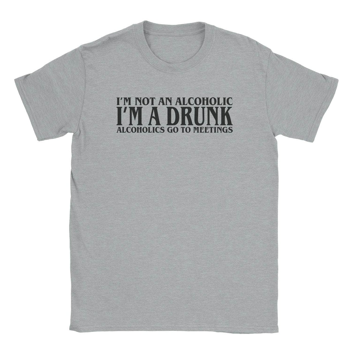 A-or-B-Tees T-Shirt Sport Grey / S Drunk T-Shirt