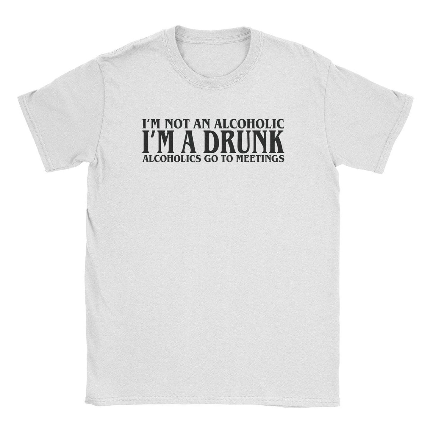 A-or-B-Tees T-Shirt White / S Drunk T-Shirt