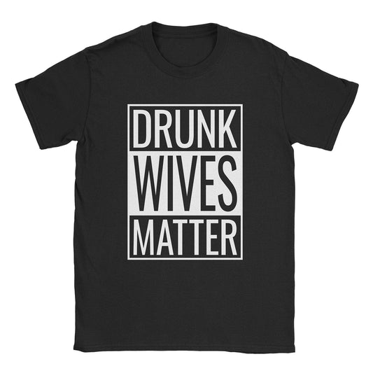 A-or-B-Tees T-Shirt Black / S Drunk Wives T-Shirt