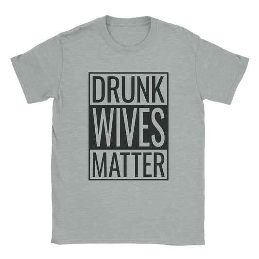 A-or-B-Tees T-Shirt Sport Grey / S Drunk Wives T-Shirt