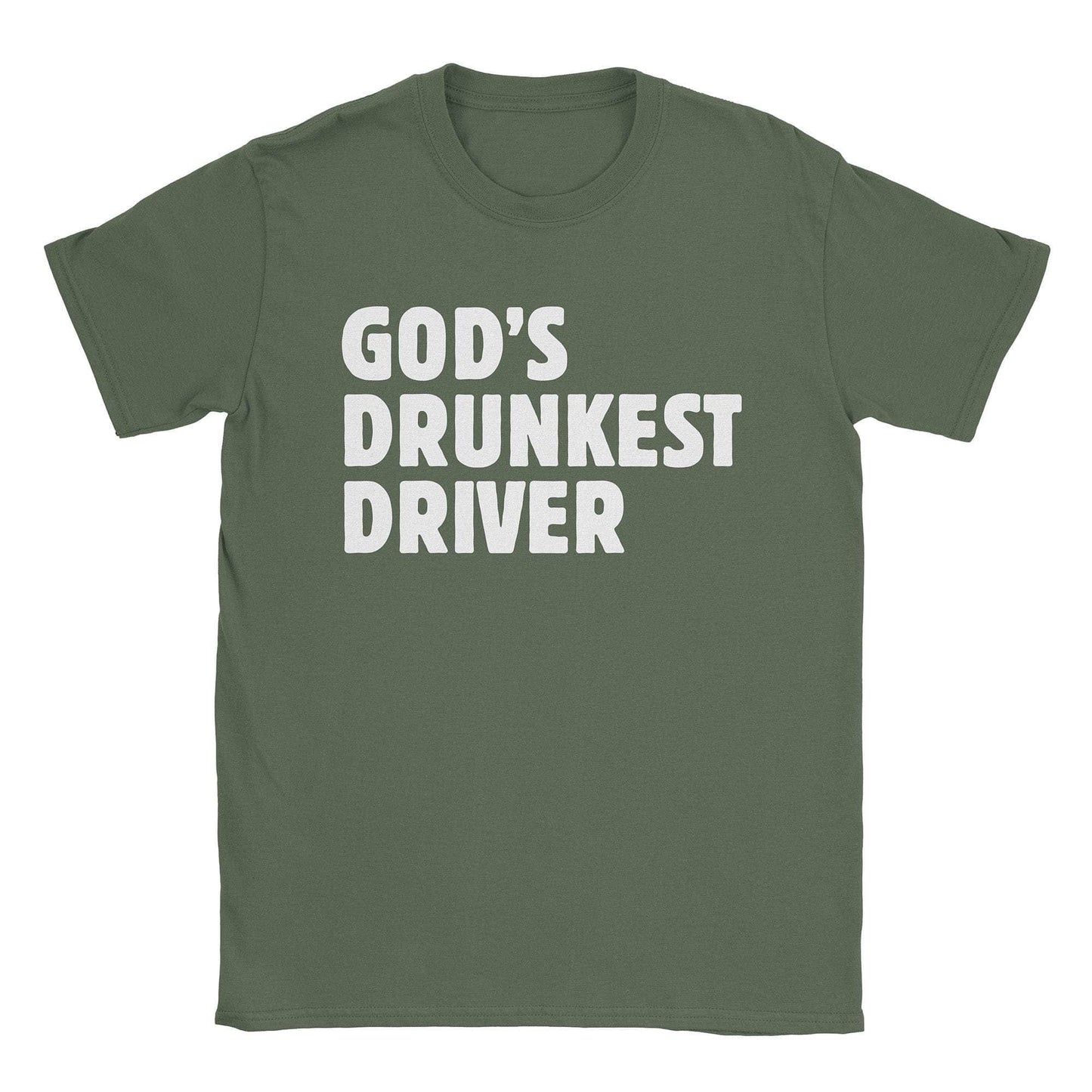 A-or-B-Tees T-Shirt Military Green / S Drunkest Driver T-Shirt