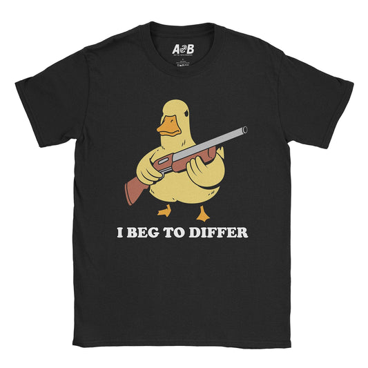 A-or-B-Tees T-Shirt Black / S Duck T-Shirt