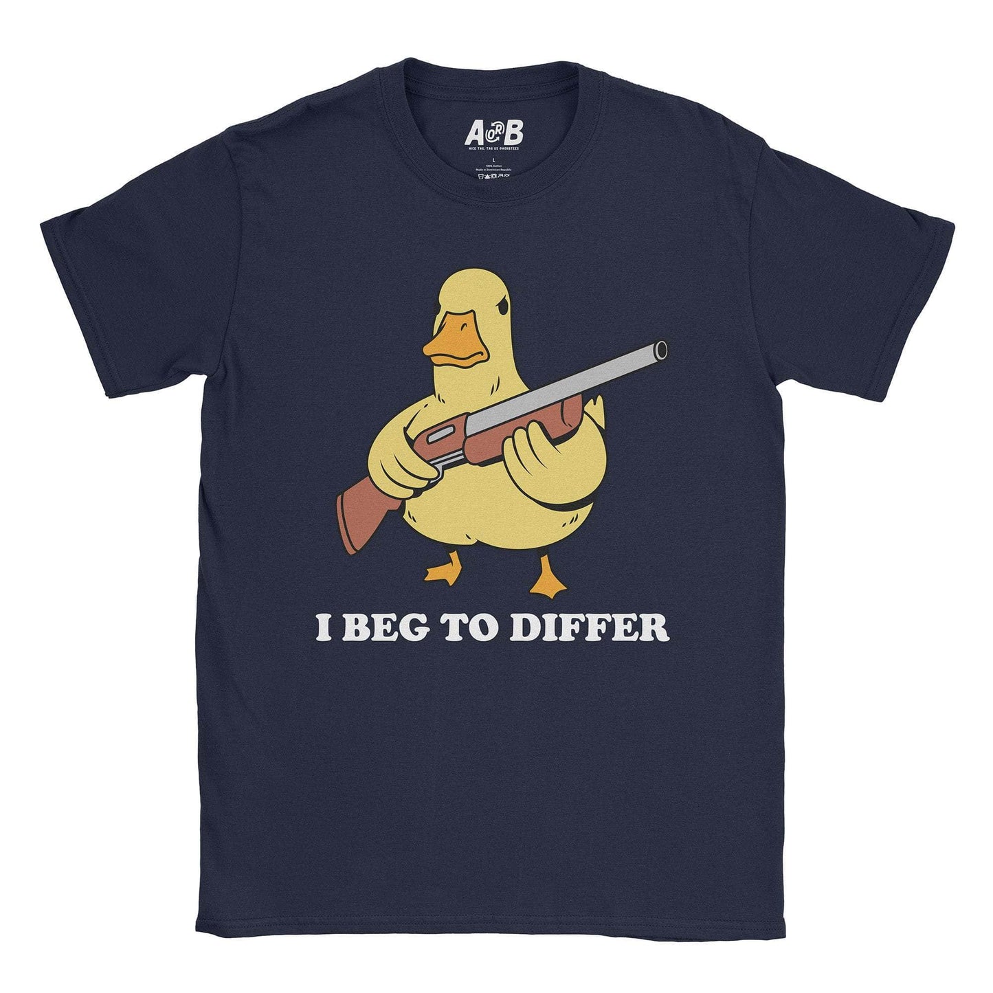 A-or-B-Tees T-Shirt Navy / S Duck T-Shirt