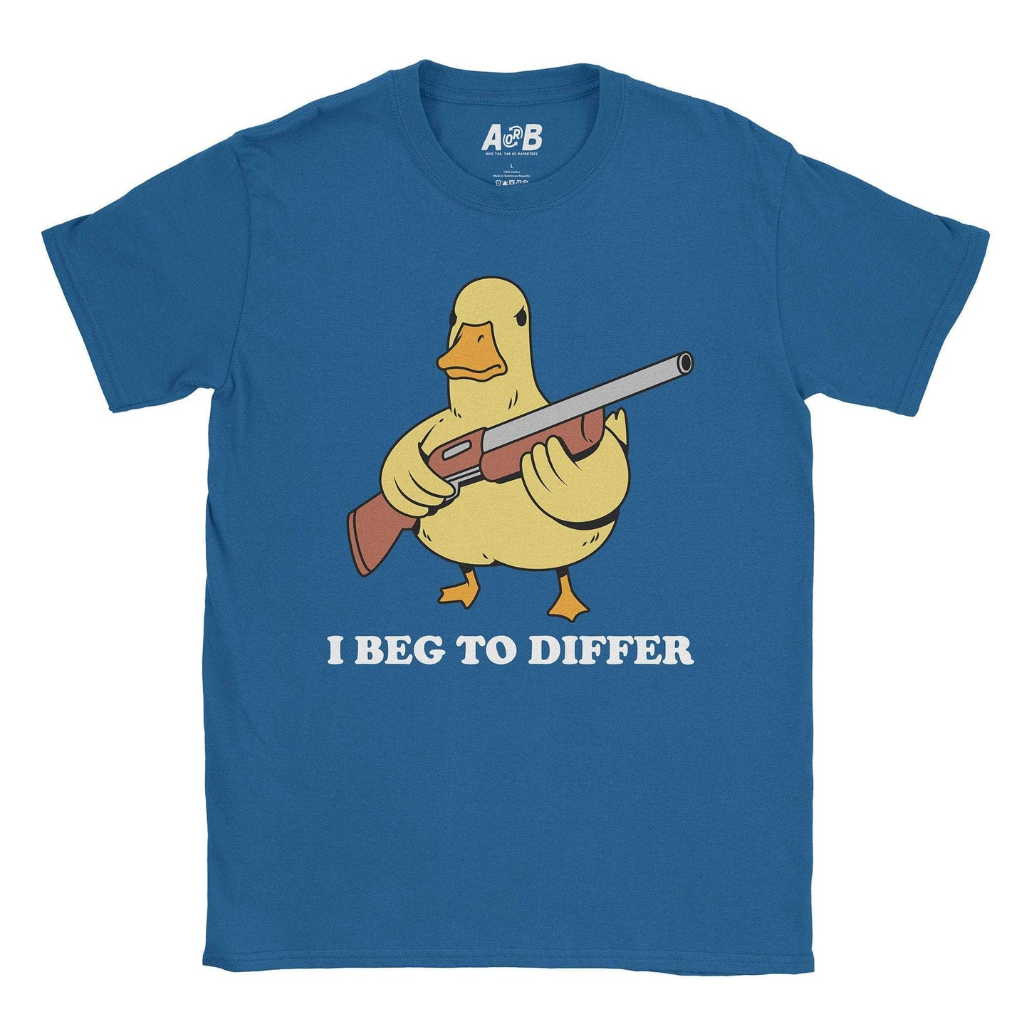 A-or-B-Tees T-Shirt Royal / S Duck T-Shirt