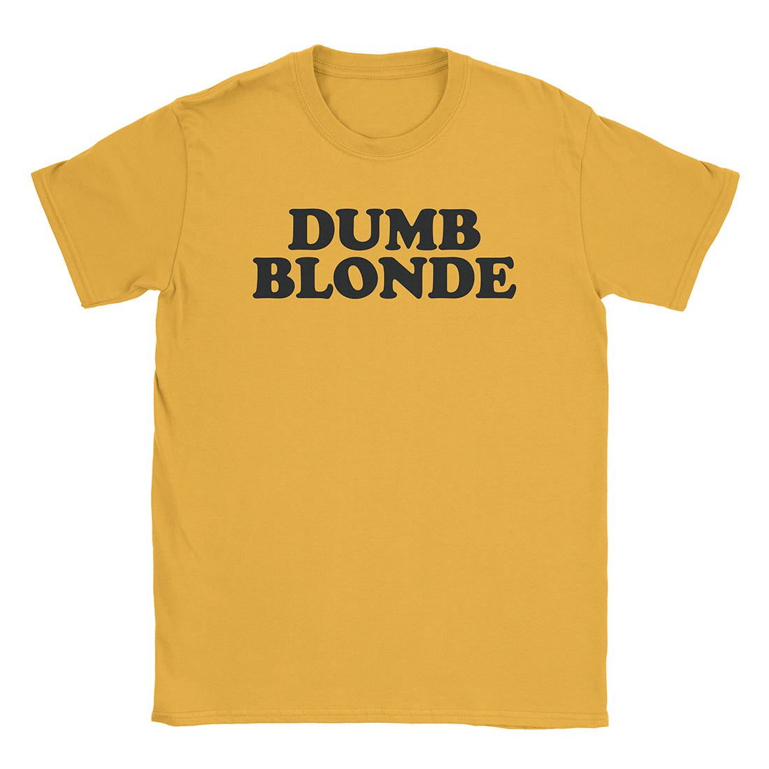 A-or-B-Tees T-Shirt Gold / S Dumb Blonde T-Shirt