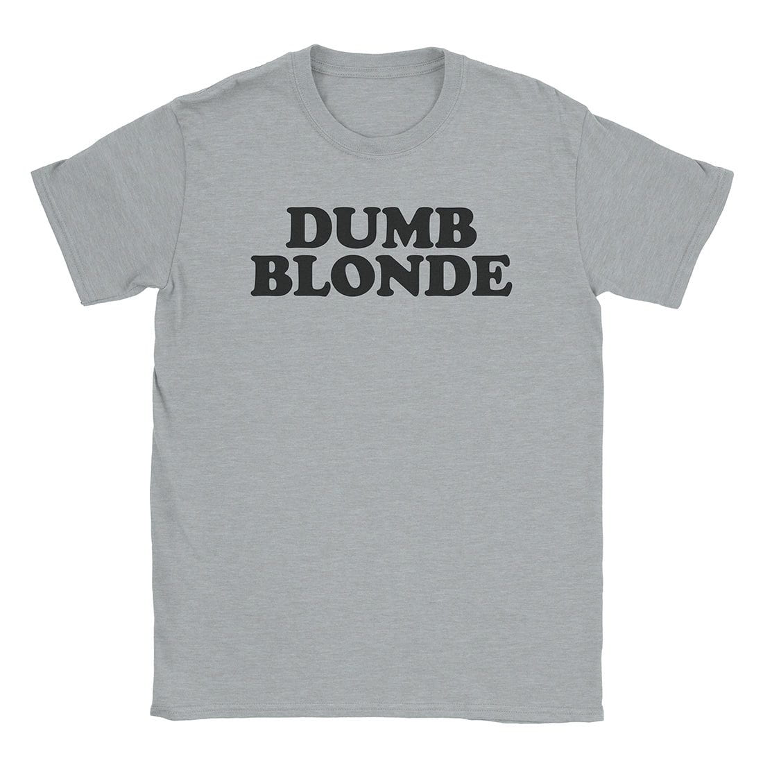 A-or-B-Tees T-Shirt Sport Grey / S Dumb Blonde T-Shirt
