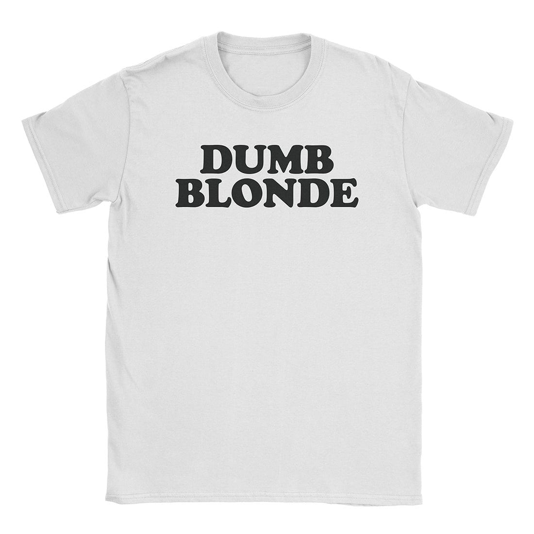 A-or-B-Tees T-Shirt White / S Dumb Blonde T-Shirt