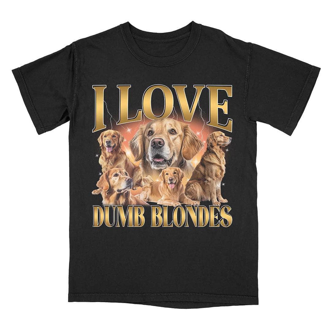 A-or-B-Tees T-Shirt Black / S Dumb Blondes T-Shirt