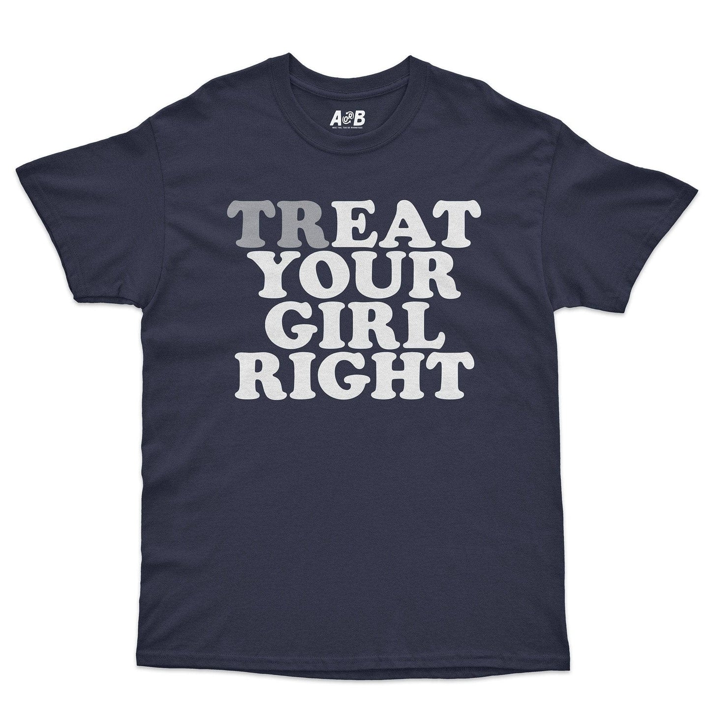 A-or-B-Tees T-Shirt Navy / S Eat Your Girl T-Shirt