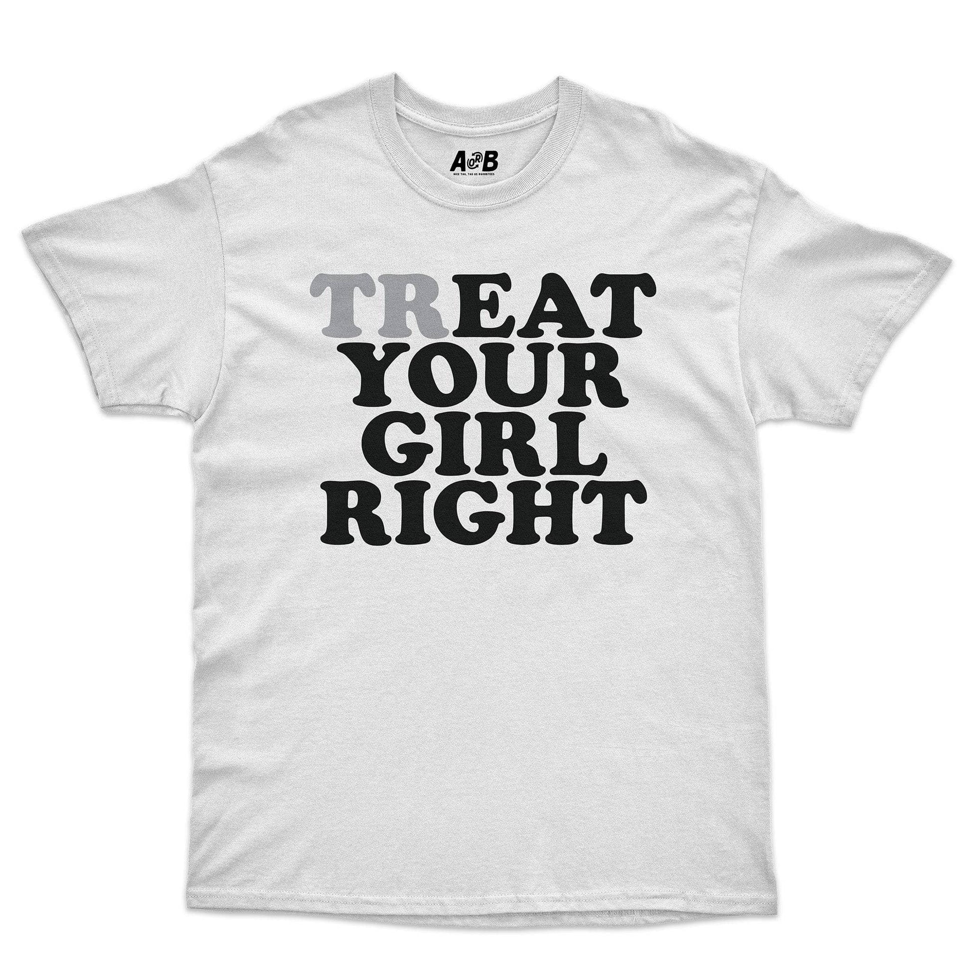 A-or-B-Tees T-Shirt White / S Eat Your Girl T-Shirt