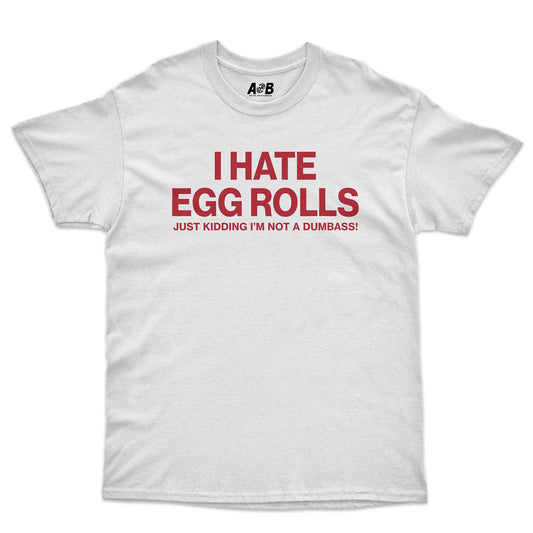 A-or-B-Tees T-Shirt White / S Egg Rolls T-Shirt