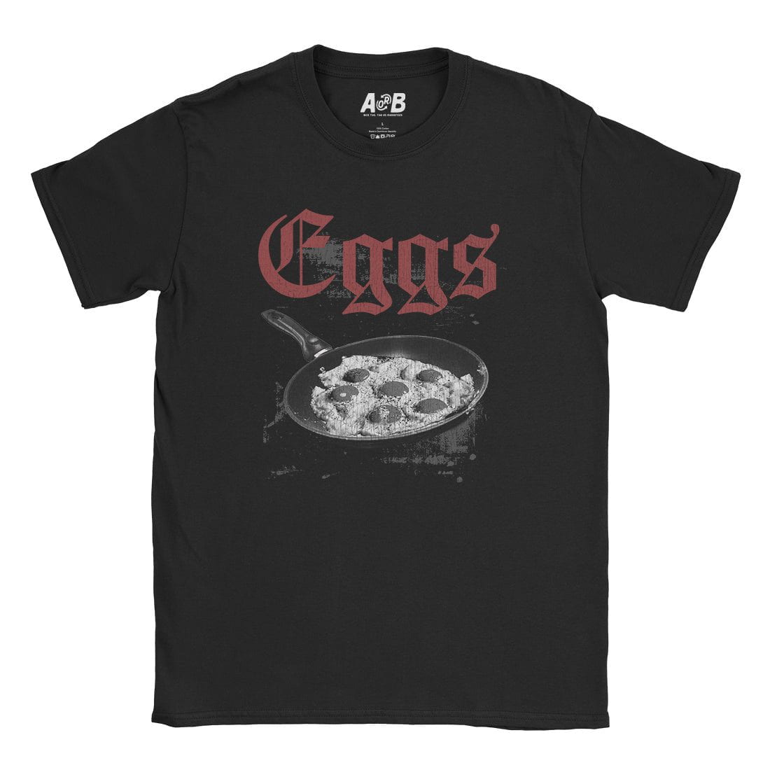 A-or-B-Tees T-Shirt Black / S Eggs T-Shirt