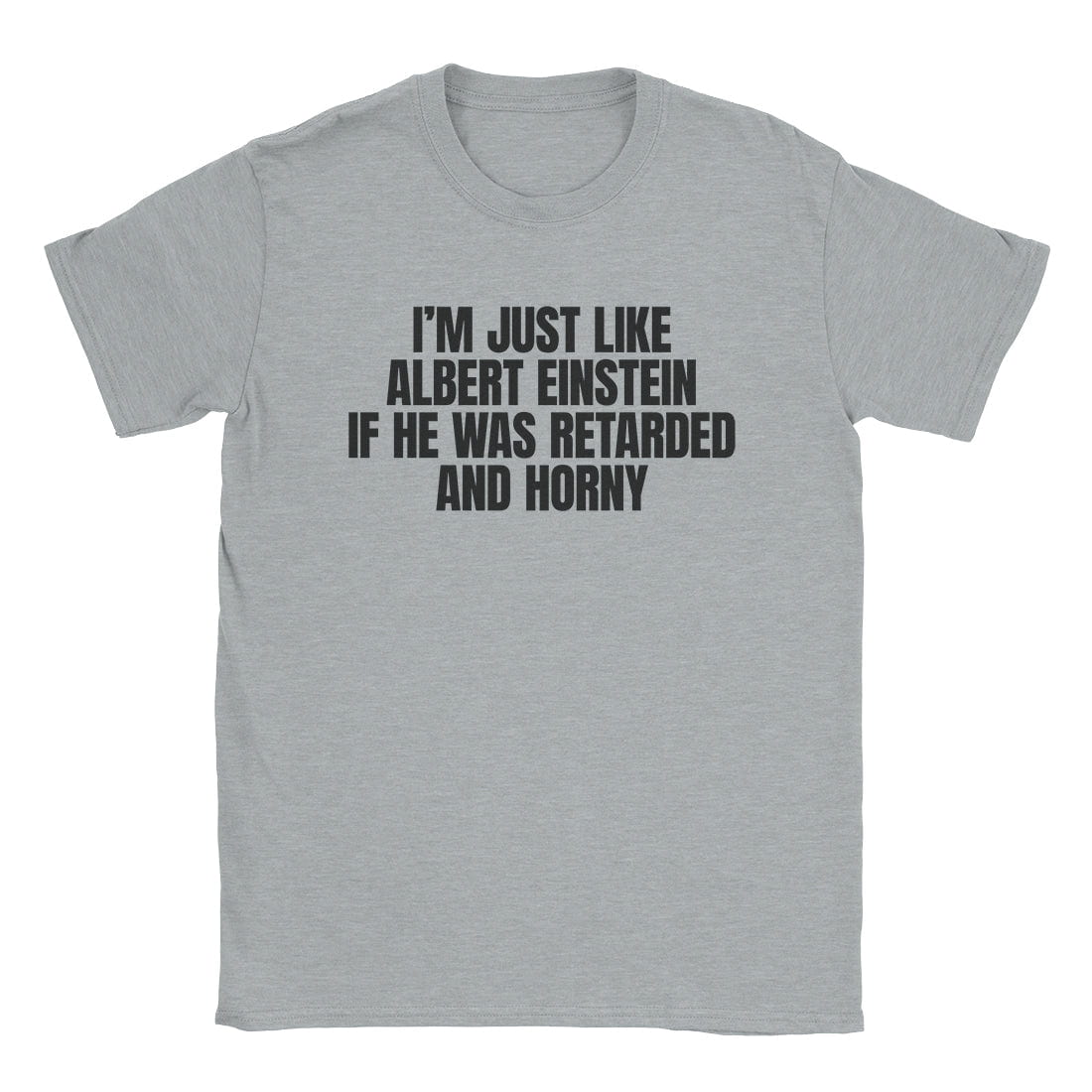 A-or-B-Tees T-Shirt Sport Grey / S Einstein T-Shirt