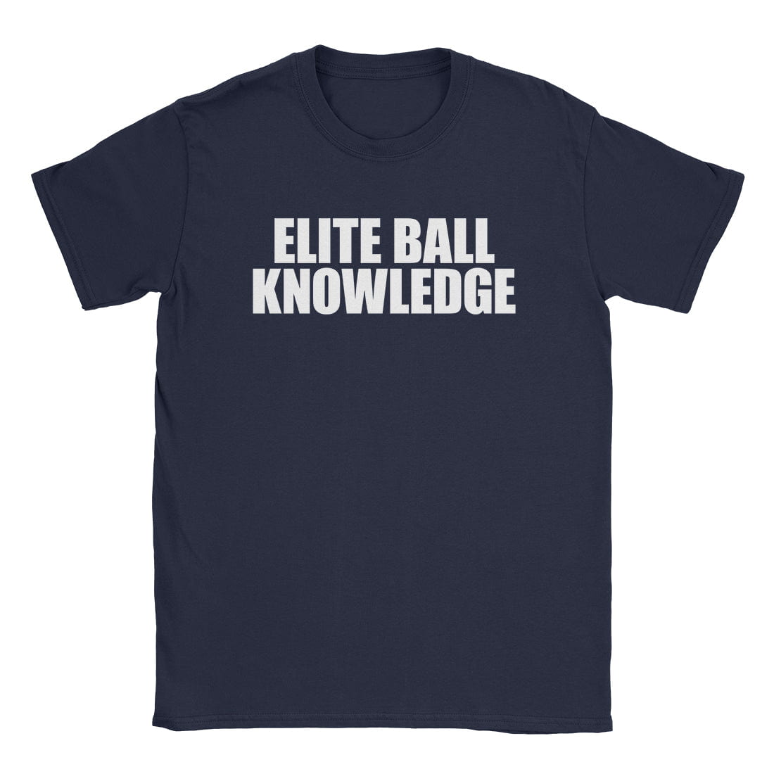 A-or-B-Tees T-Shirt Navy / S Elite Ball Knowledge T-Shirt