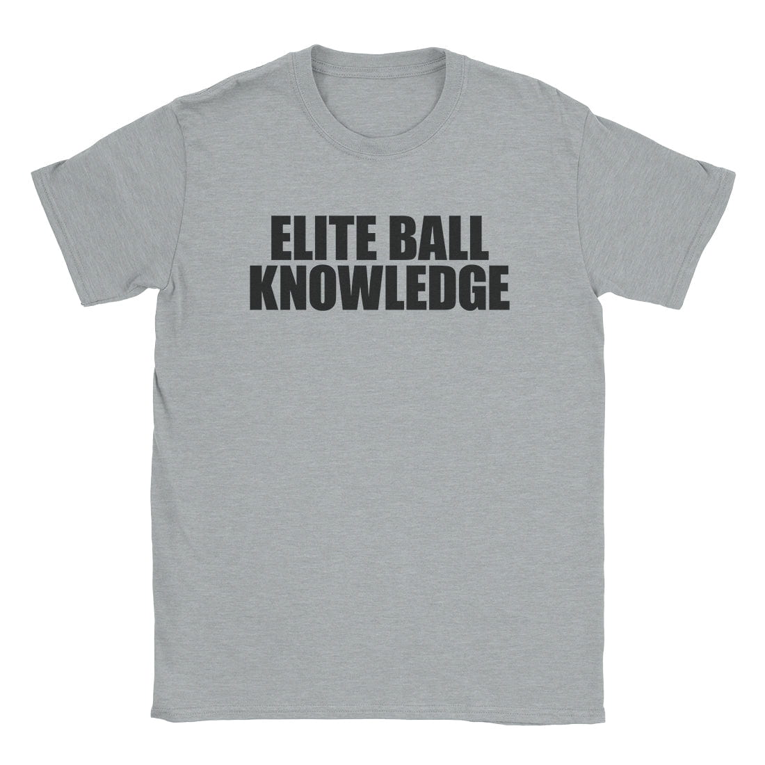 A-or-B-Tees T-Shirt Sport Grey / S Elite Ball Knowledge T-Shirt