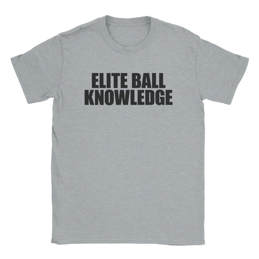 A-or-B-Tees T-Shirt Sport Grey / S Elite Ball Knowledge T-Shirt