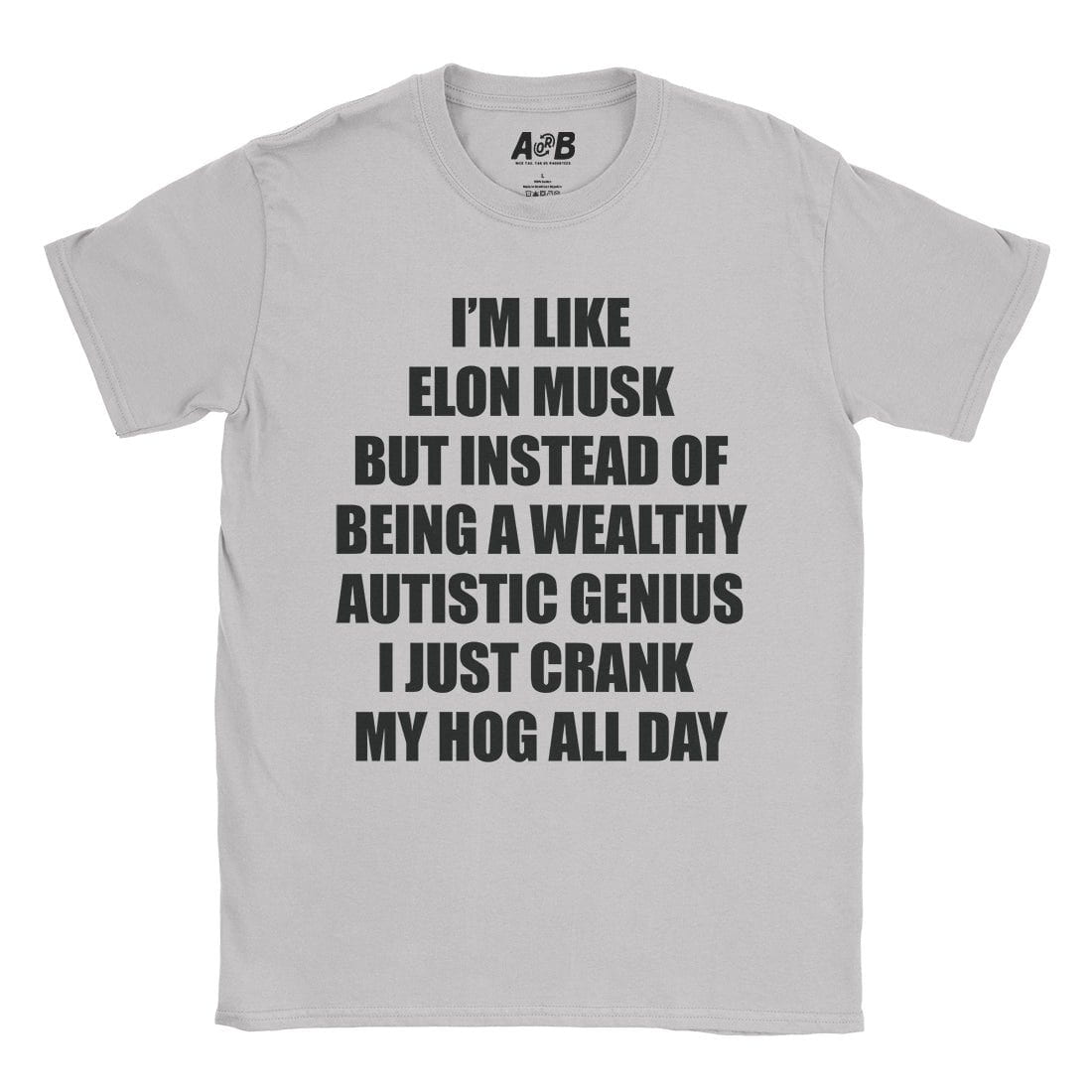A-or-B-Tees T-Shirt Ice Grey / S Elon's Twin T-Shirt