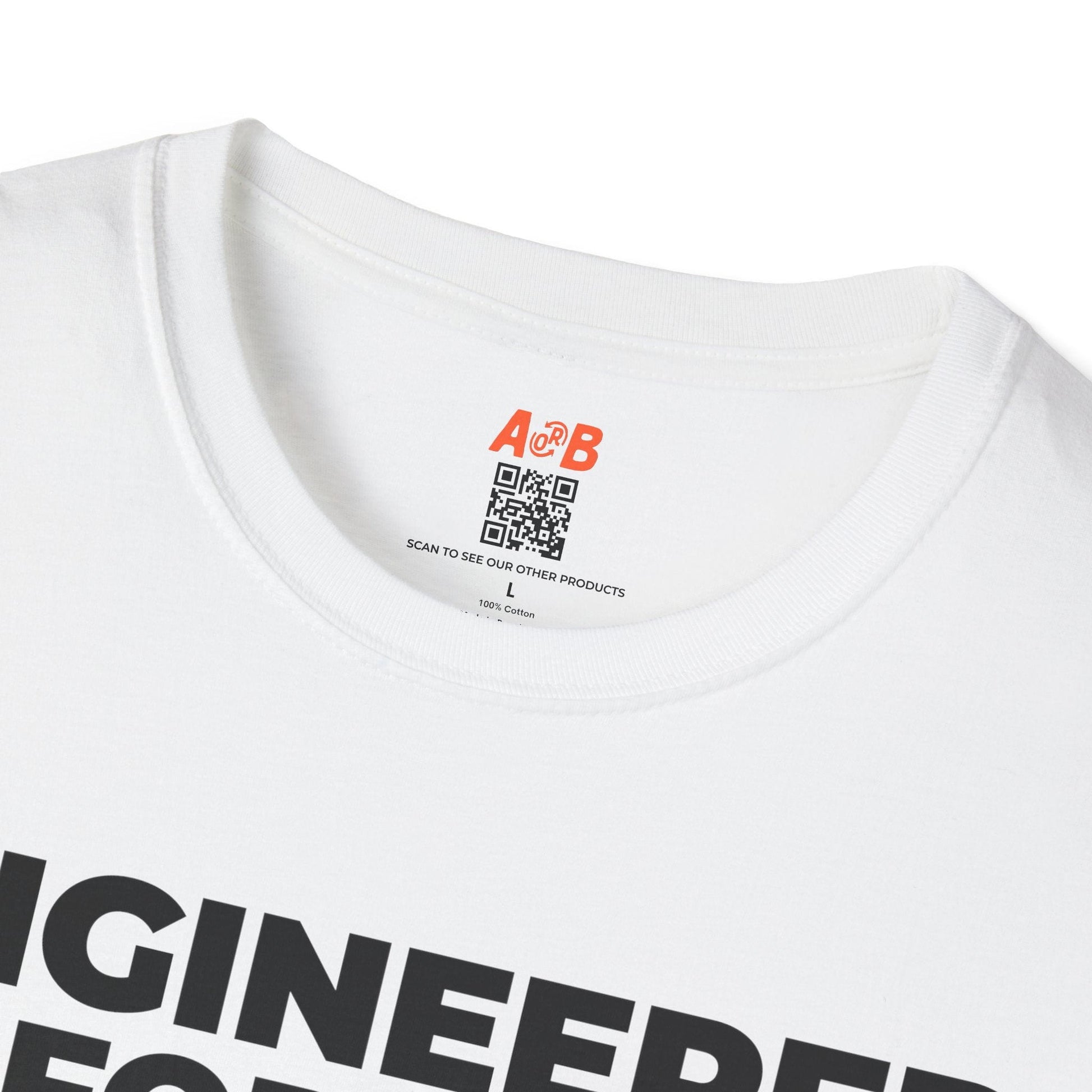 A-or-B-Tees T-Shirt Engineered For Thr Crack - MANPON™ Parody Shirt – Sarcastic Humor Tee