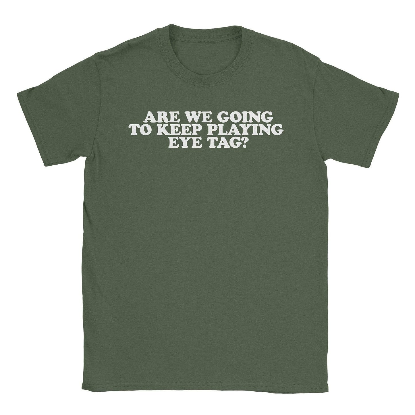 A-or-B-Tees T-Shirt Military Green / S Eye Tag T-Shirt