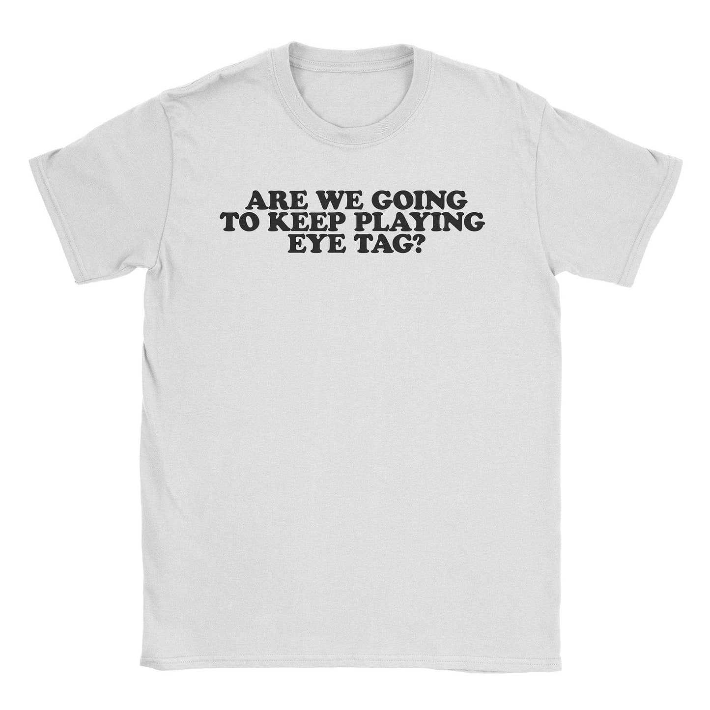 A-or-B-Tees T-Shirt White / S Eye Tag T-Shirt