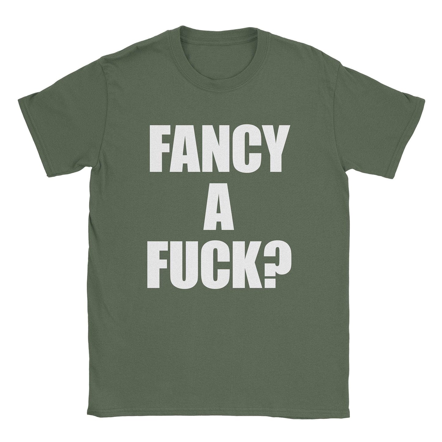 A-or-B-Tees T-Shirt Military Green / S Fancy A Fuck T-Shirt
