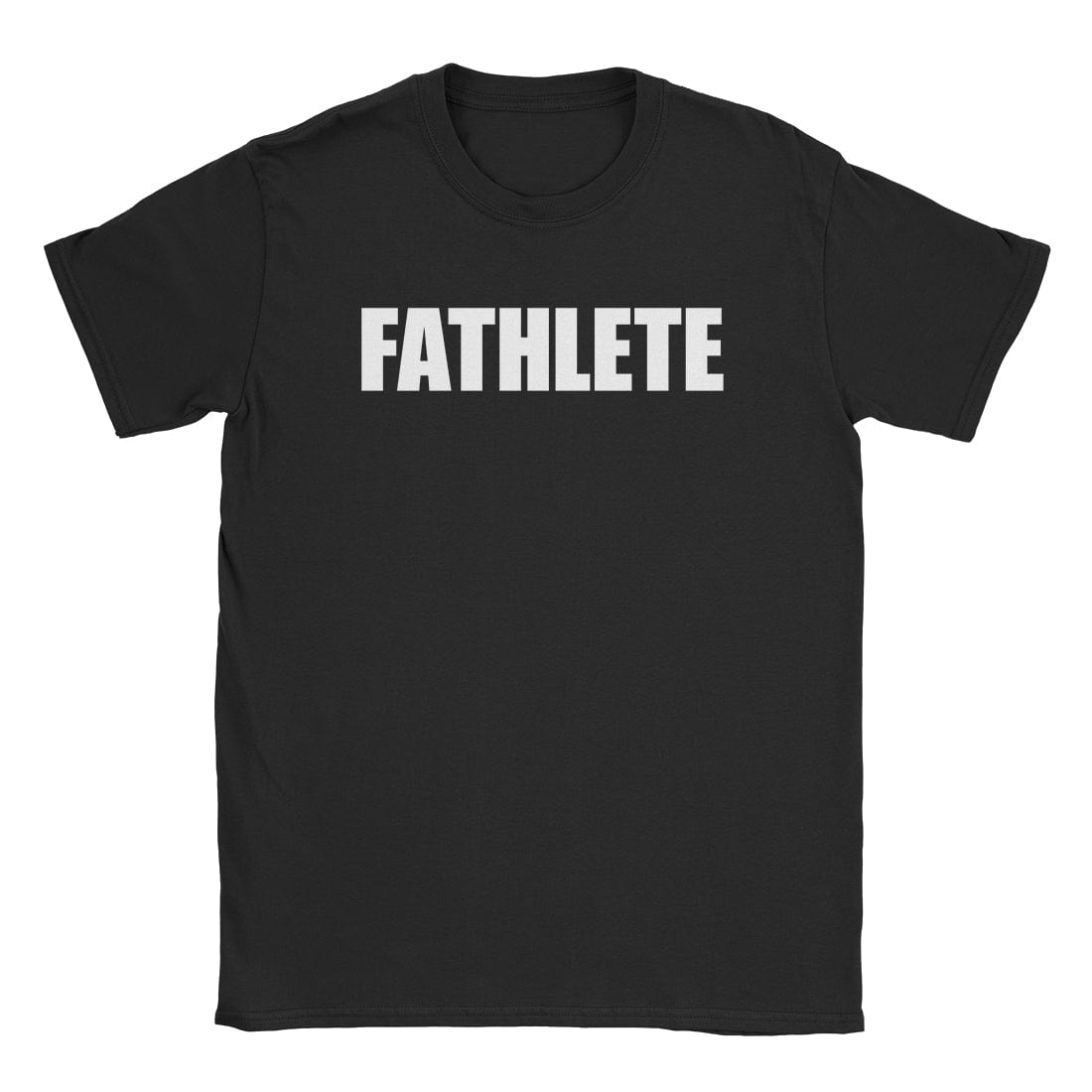 A-or-B-Tees T-Shirt Black / S Fat Athlete T-Shirt