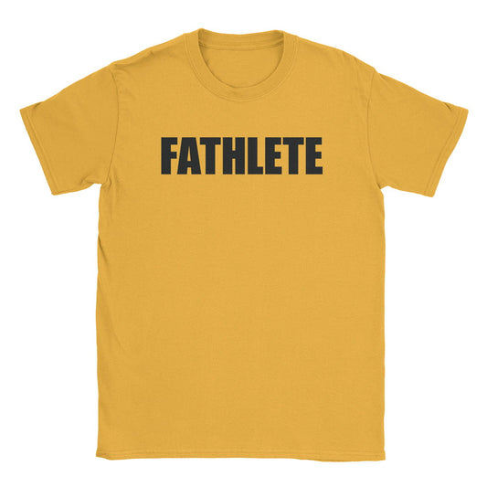 A-or-B-Tees T-Shirt Gold / S Fat Athlete T-Shirt