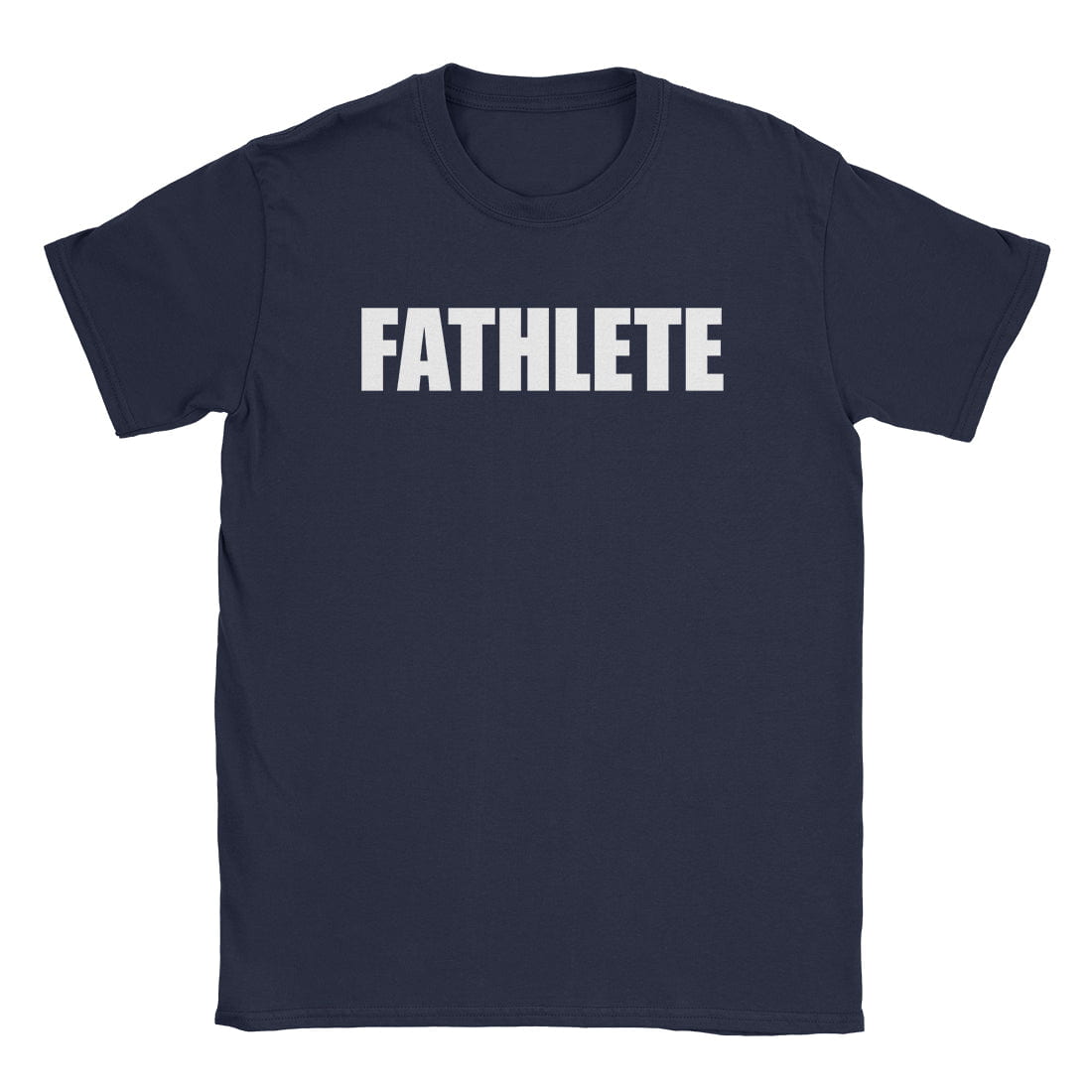 A-or-B-Tees T-Shirt Navy / S Fat Athlete T-Shirt