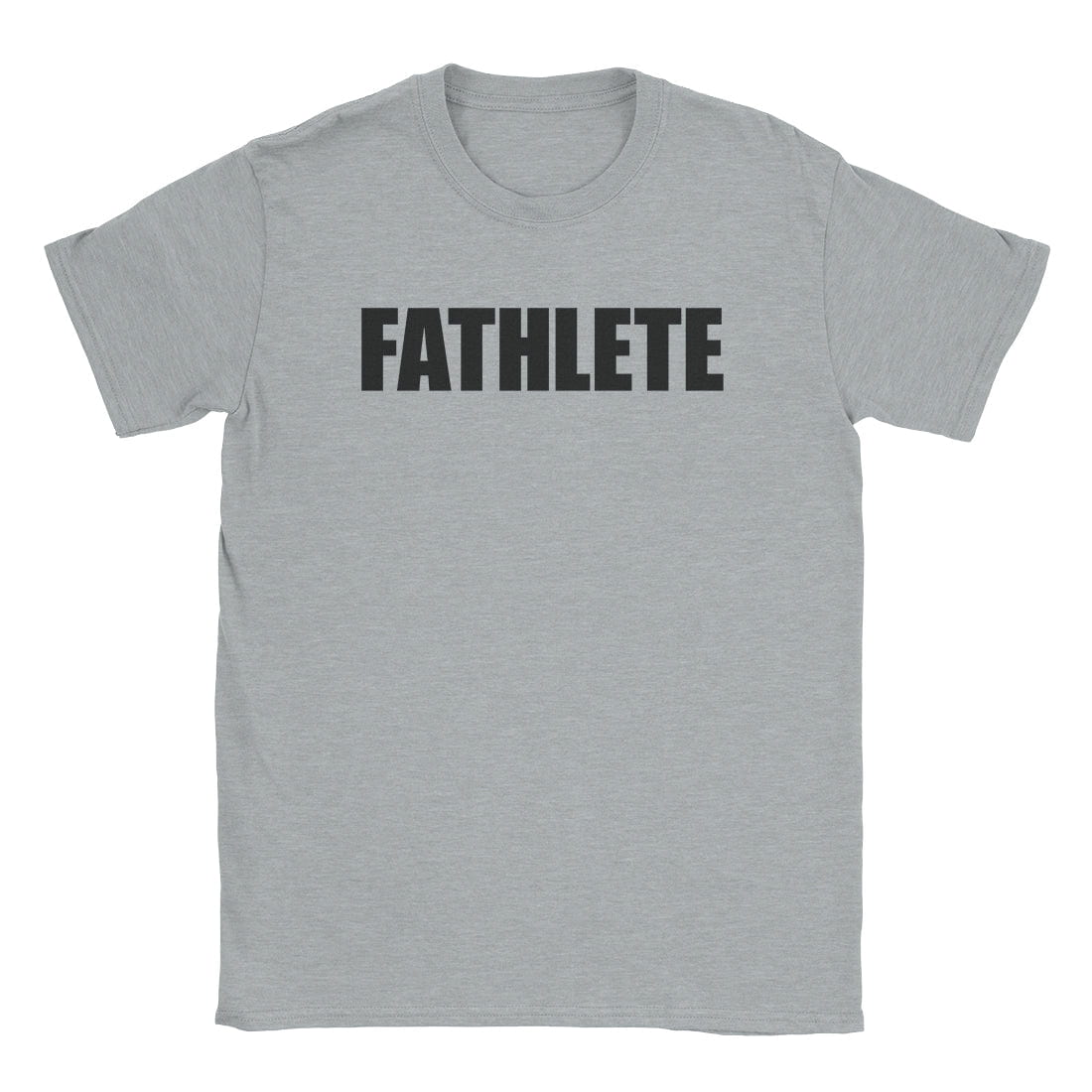 A-or-B-Tees T-Shirt Sport Grey / S Fat Athlete T-Shirt