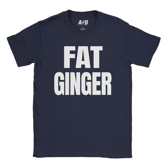 A-or-B-Tees T-Shirt Navy / S Fat Ginger T-Shirt