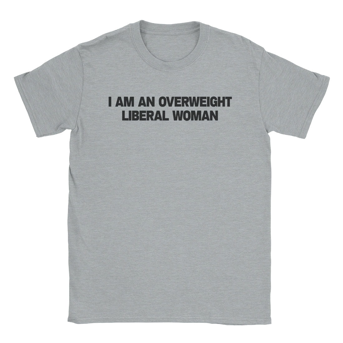 A-or-B-Tees T-Shirt Sport Grey / S Fat Liberal Woman T-Shirt
