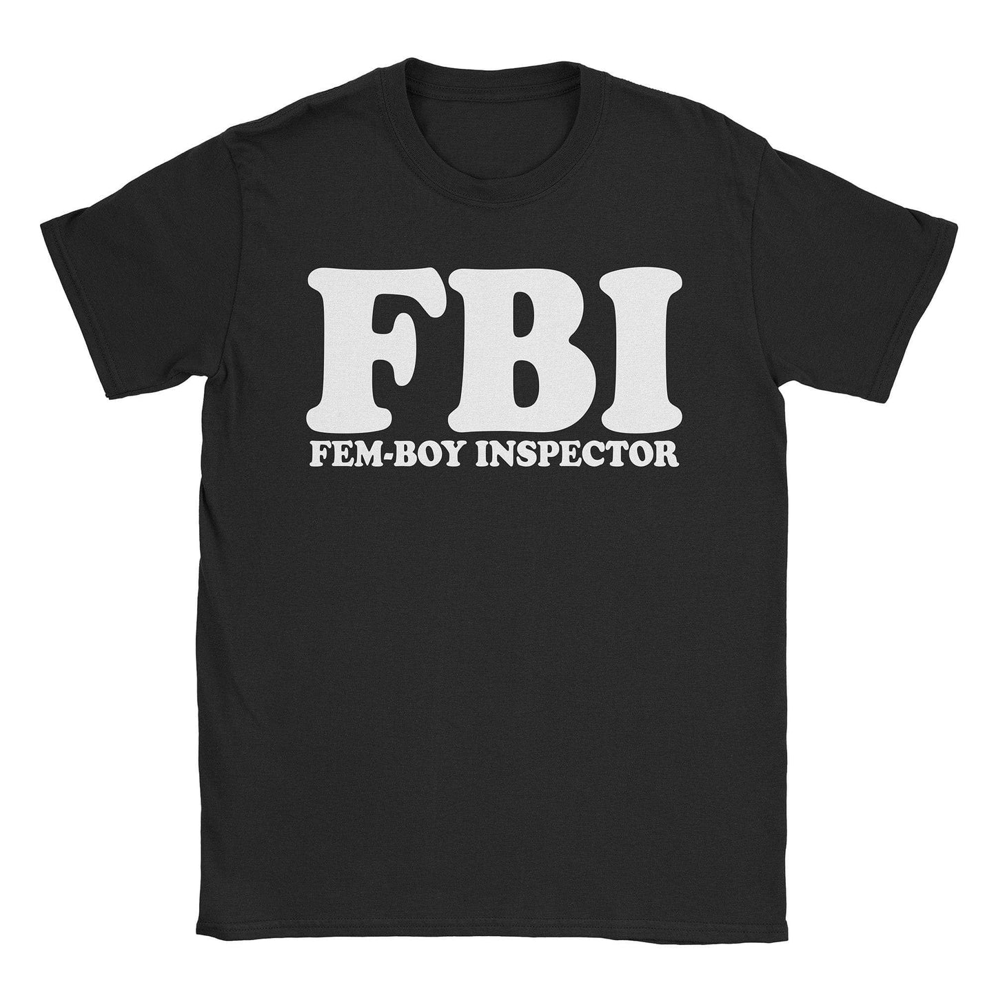 A-or-B-Tees T-Shirt Black / S FBI T-Shirt
