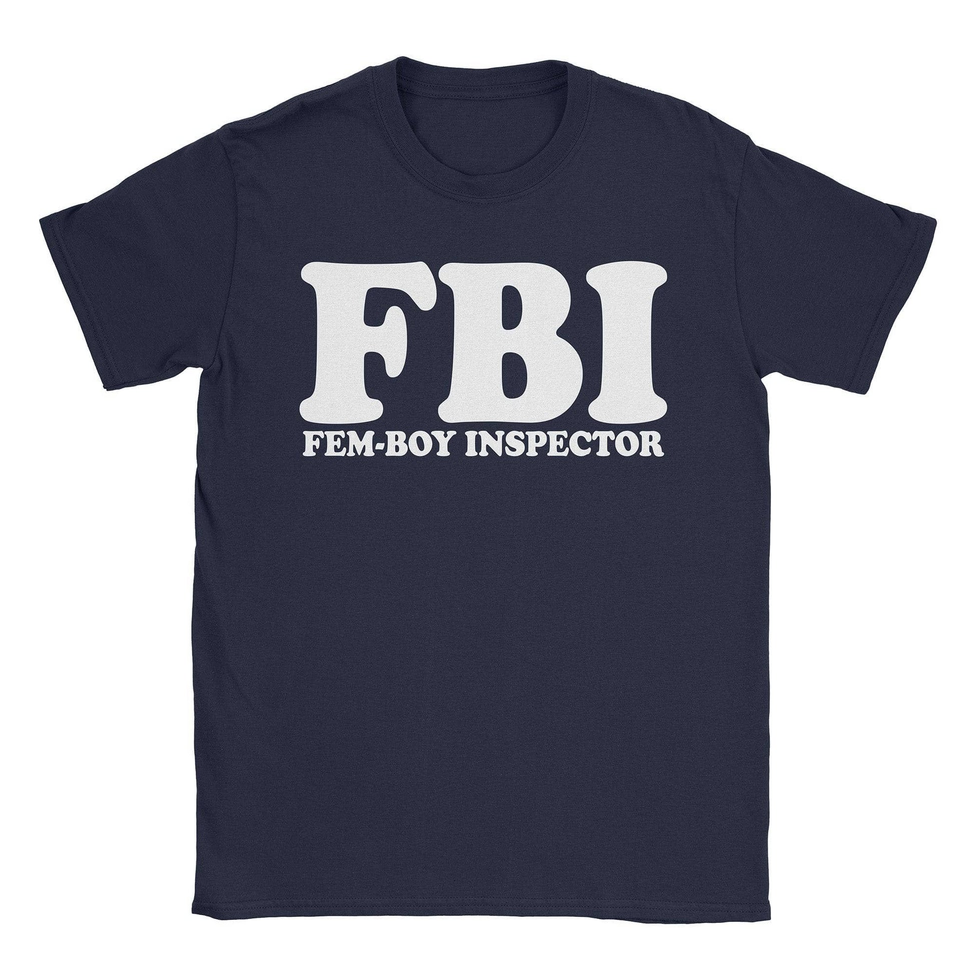 A-or-B-Tees T-Shirt Navy / S FBI T-Shirt