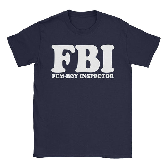 A-or-B-Tees T-Shirt Navy / S FBI T-Shirt