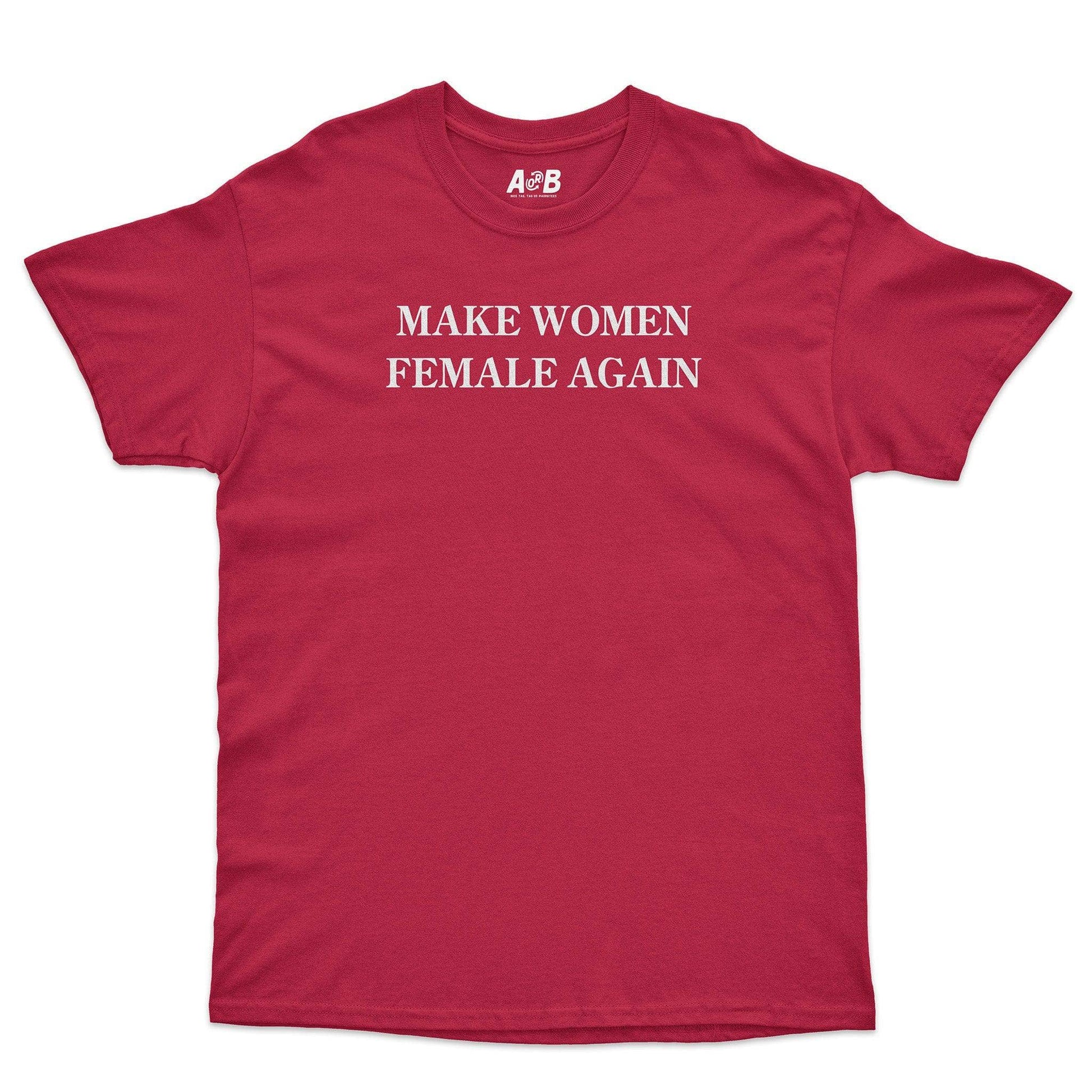 A-or-B-Tees T-Shirt Red / S Female T-Shirt