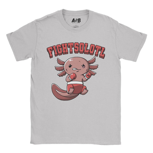 A-or-B-Tees T-Shirt Ice Grey / S Fightsolotl T-Shirt
