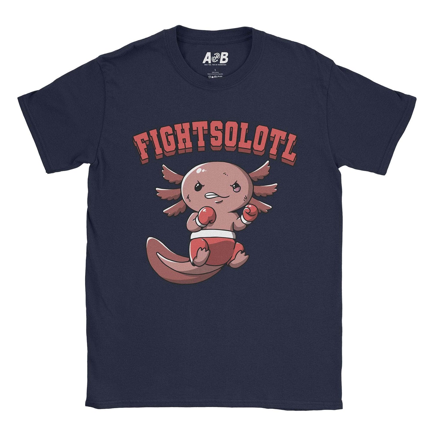 A-or-B-Tees T-Shirt Navy / S Fightsolotl T-Shirt