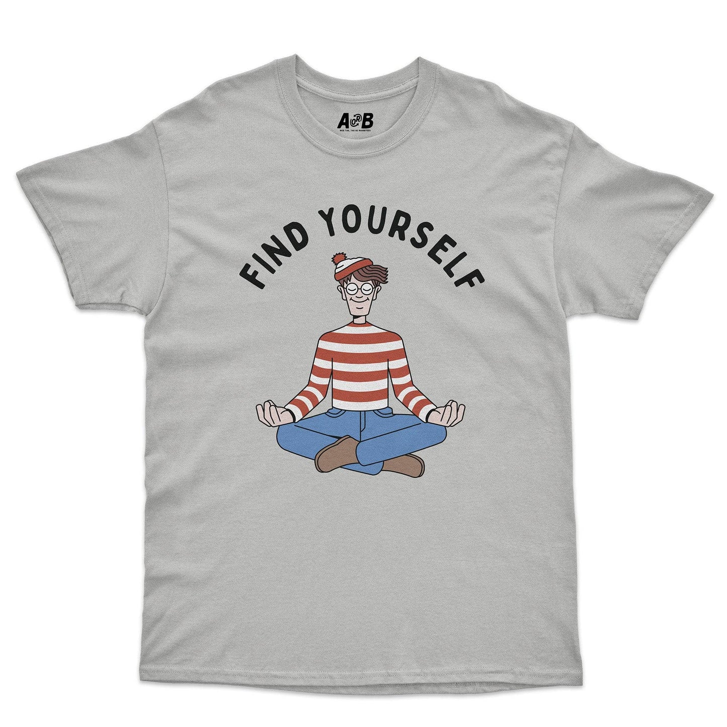A-or-B-Tees T-Shirt Ice Grey / S Find Yourself T-Shirt