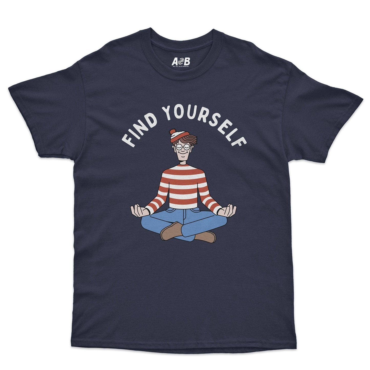 A-or-B-Tees T-Shirt Navy / S Find Yourself T-Shirt