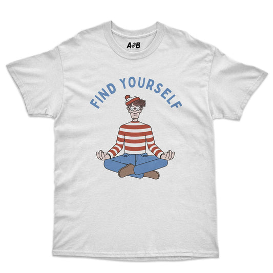 A-or-B-Tees T-Shirt White / S Find Yourself T-Shirt