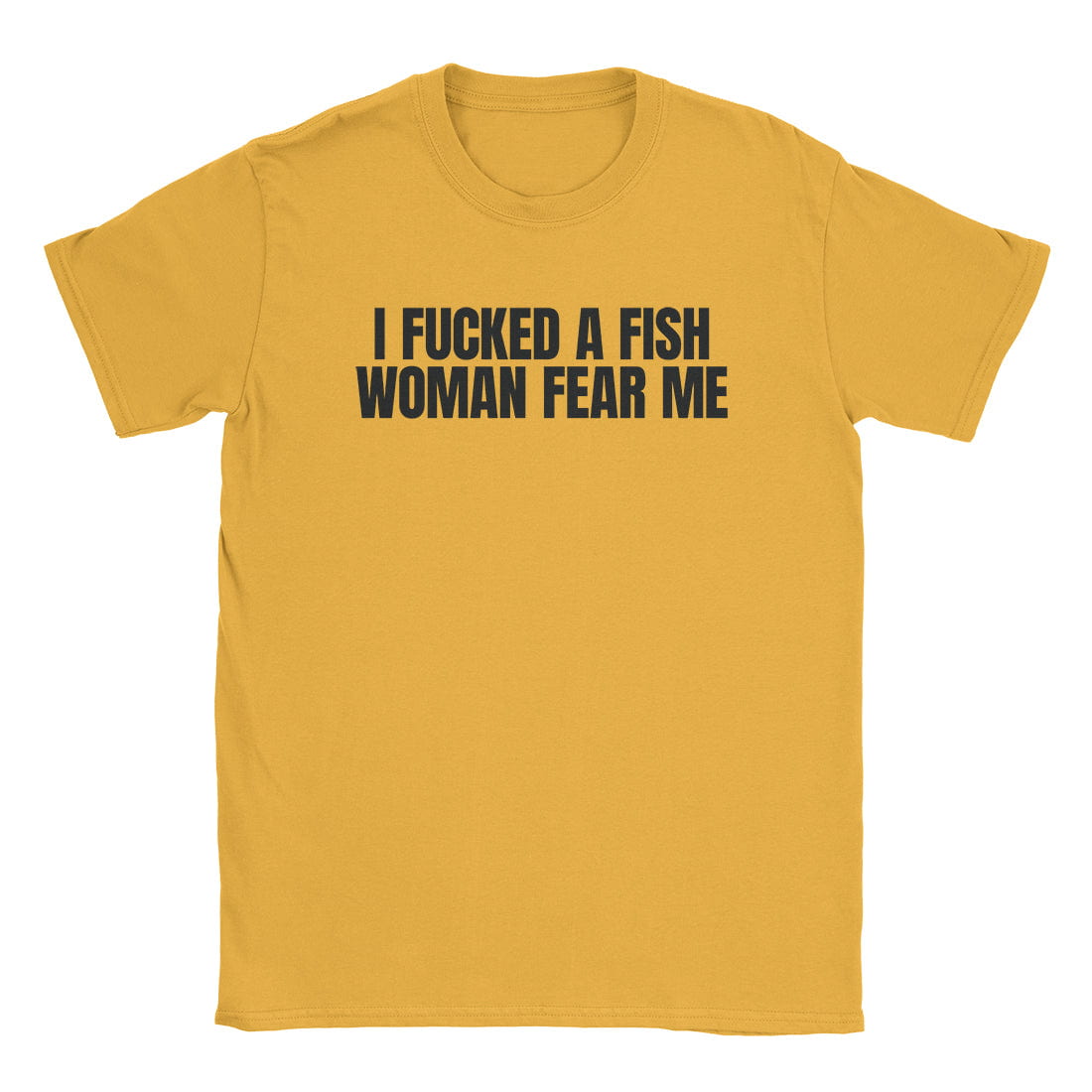 A-or-B-Tees T-Shirt Gold / S Fish Fear Me T-Shirt