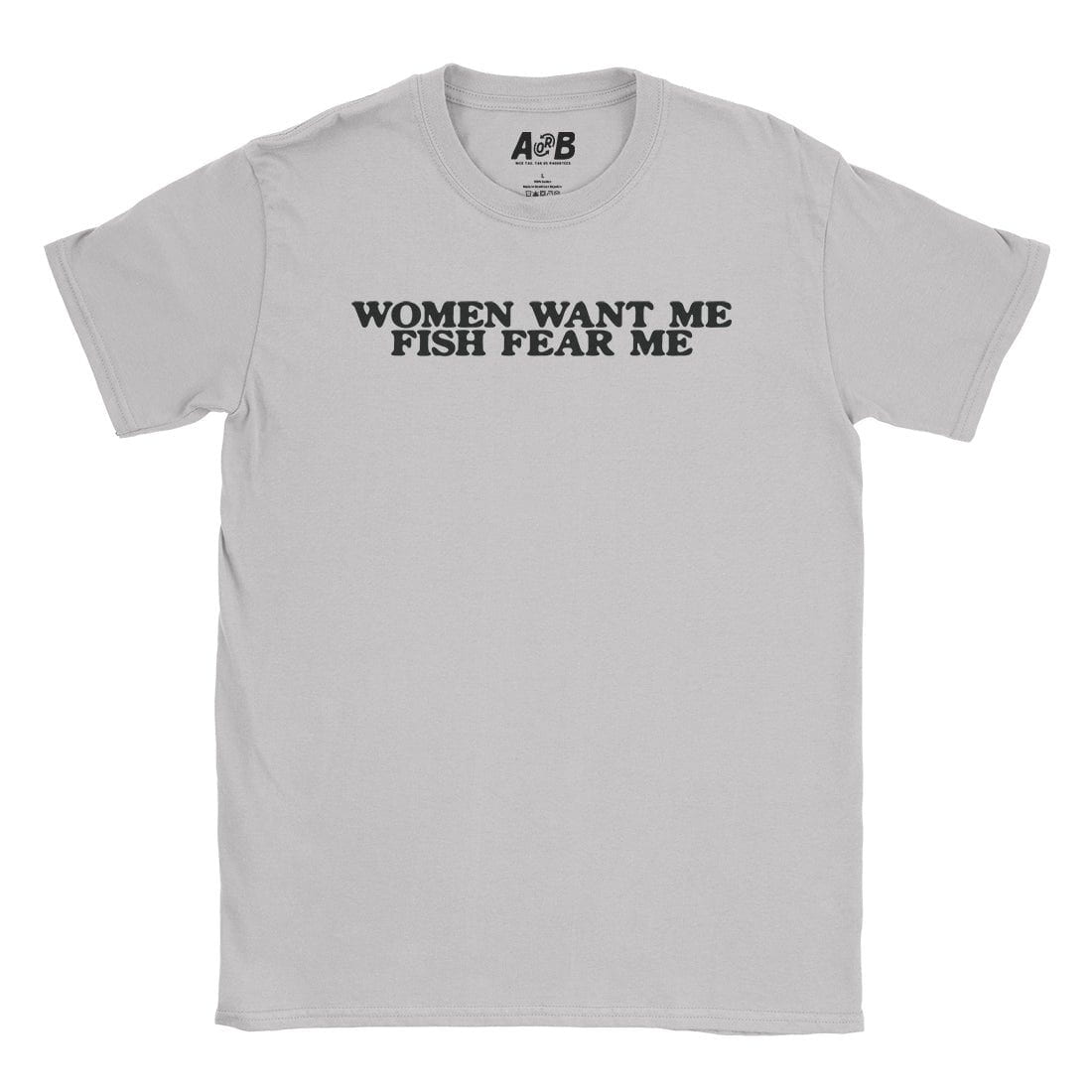 A-or-B-Tees T-Shirt Ice Grey / S Fish Fear Me T-Shirt