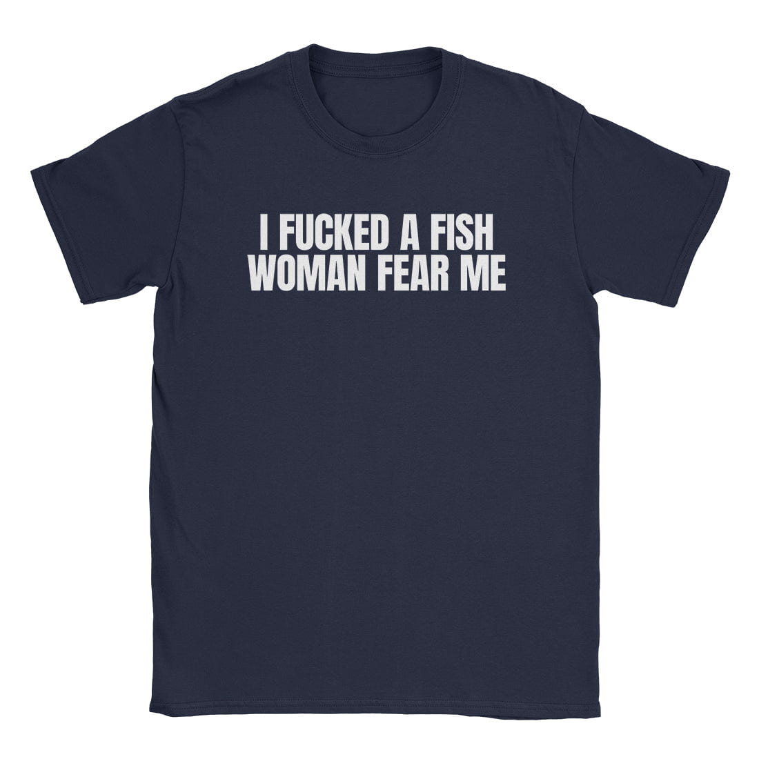A-or-B-Tees T-Shirt Navy / S Fish Fear Me T-Shirt