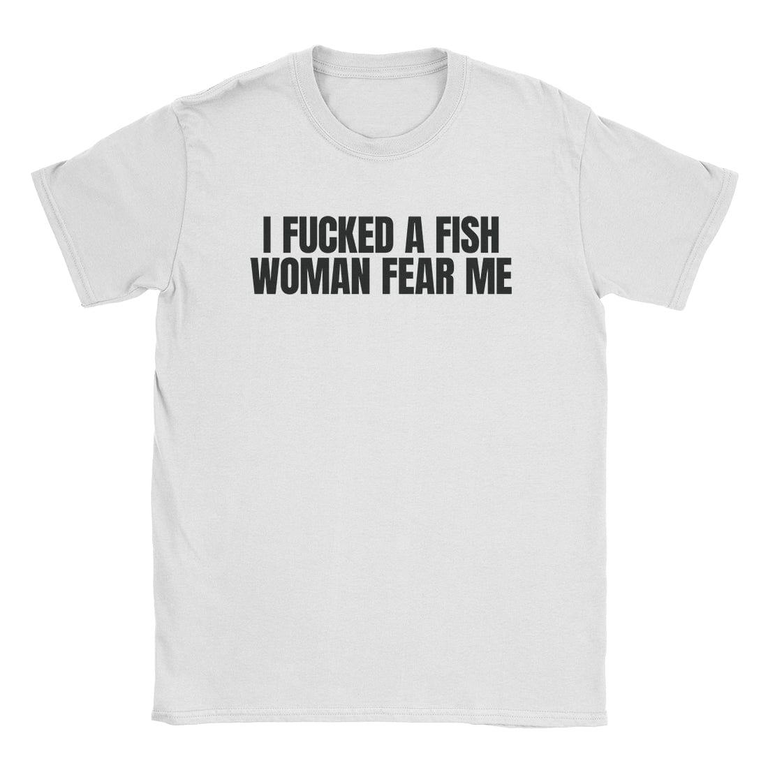 A-or-B-Tees T-Shirt White / S Fish Fear Me T-Shirt