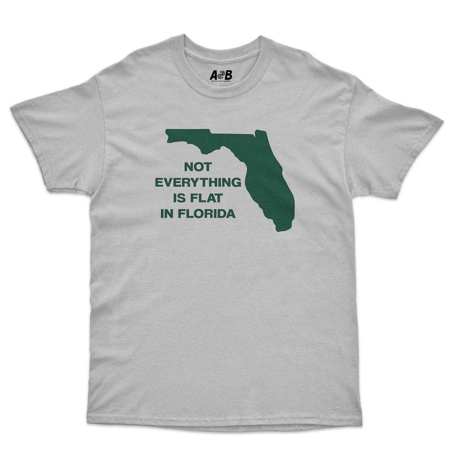 A-or-B-Tees T-Shirt Ice Grey / S Flat Florida T-Shirt