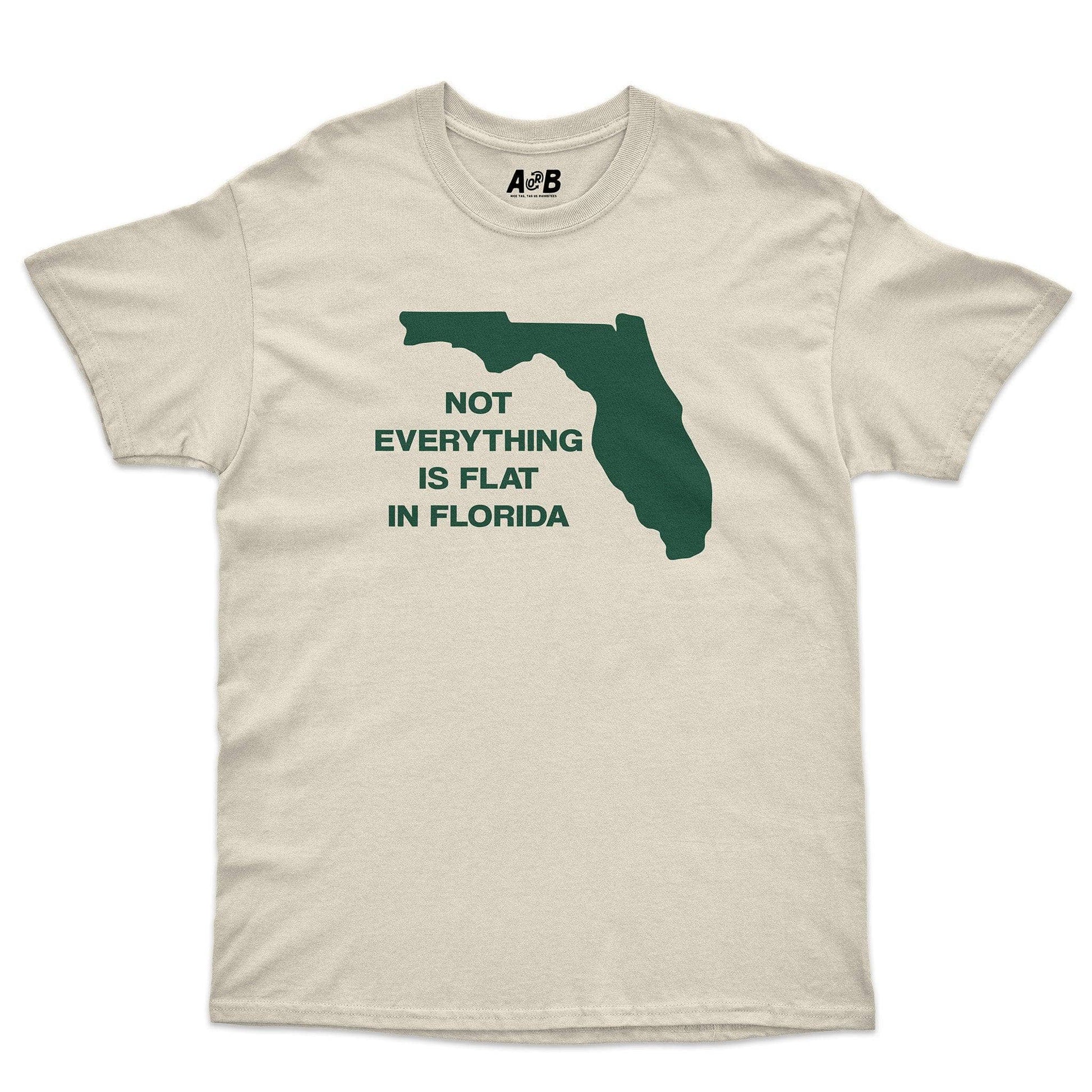 A-or-B-Tees T-Shirt Natural / S Flat Florida T-Shirt