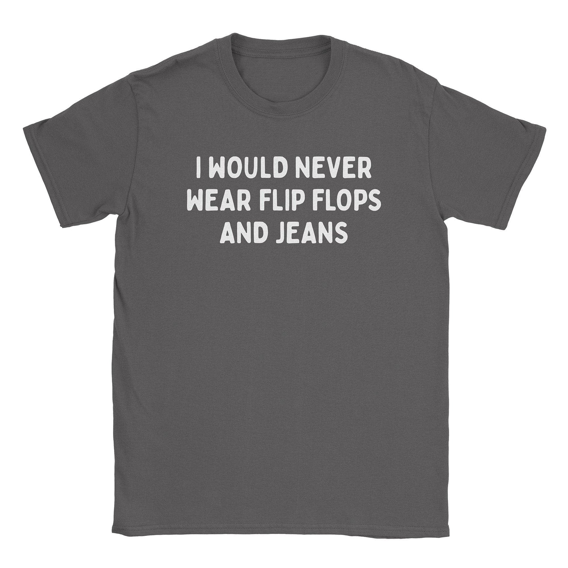 A-or-B-Tees T-Shirt Charcoal / S Flip Flop T-Shirt