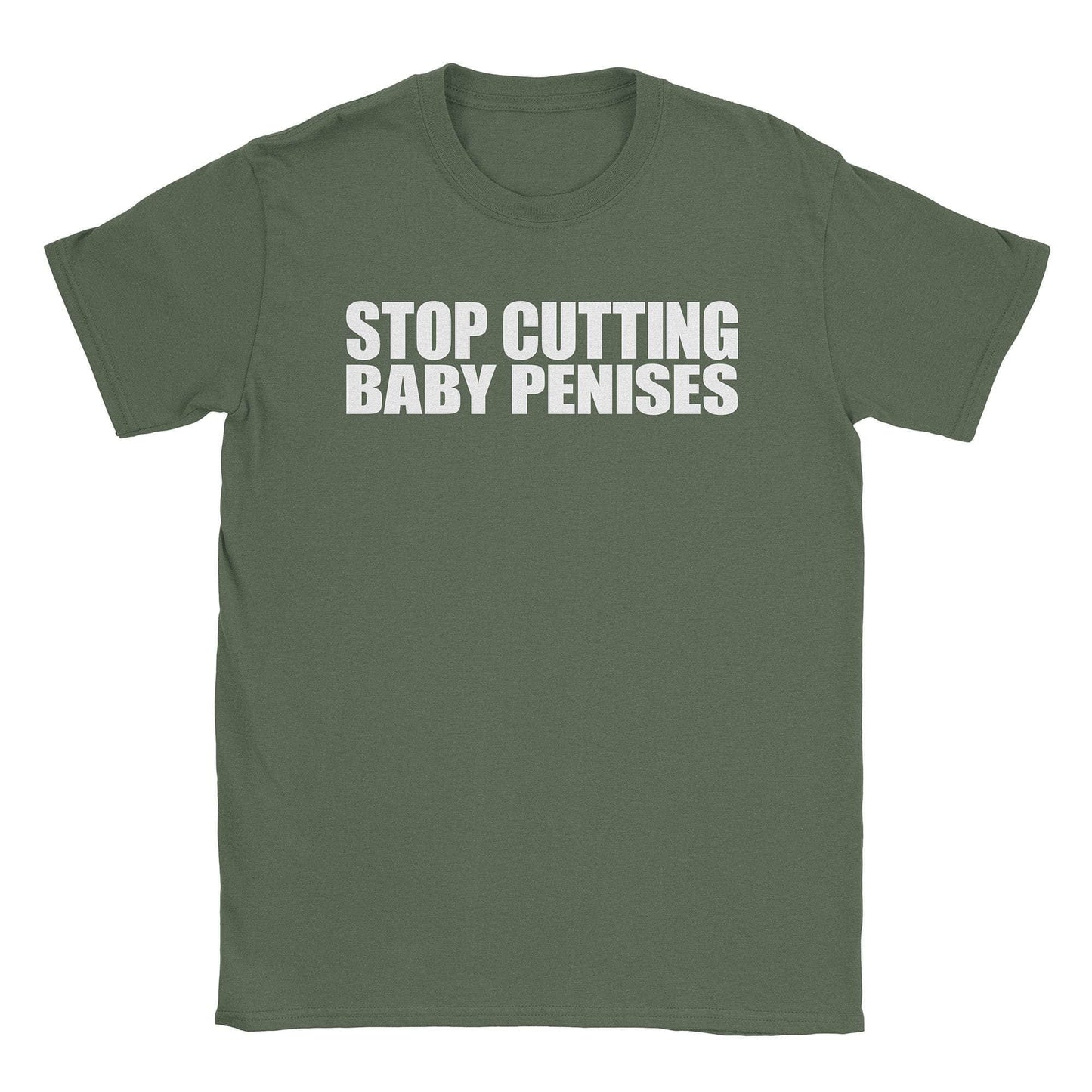 A-or-B-Tees T-Shirt Military Green / S Foreskin T-Shirt